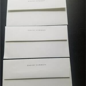 David Yurman Regular Paper Envelops, bundle of 3